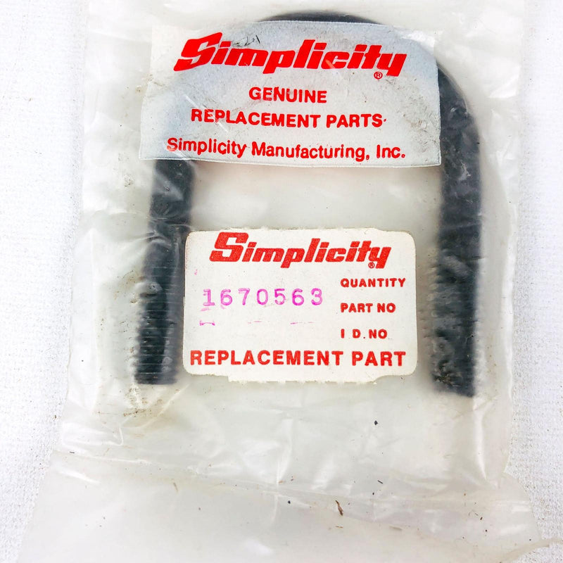 Simplicity 1670563 U Bolt for Axle Transmission No Nuts OEM NOS Discontinued 5