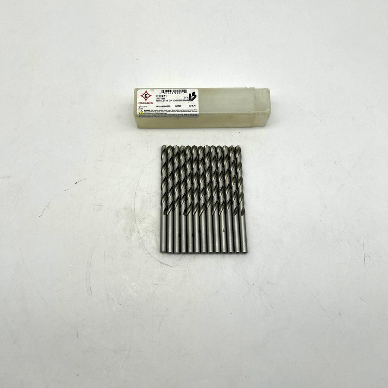Cle-Line C22971 Jobber Drill Bit Letter B 1898 General Purpose HSS Bright 13pk