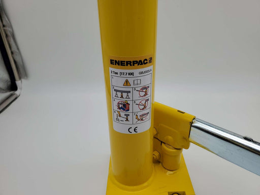 Enerpac GBJ002LA Hydraulic Bottle Jack 2 Ton 18-1/8" Stroke Lower Handle Steel 2