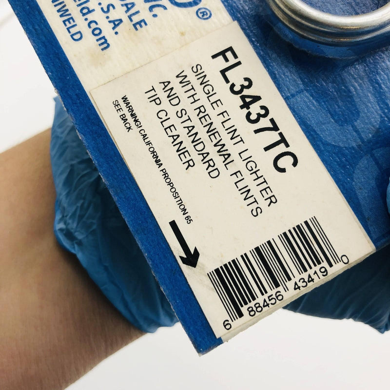 Uniweld FL3437TC Single Flint Lighter w Renewal Flints and Standard Tip Cleaner 2