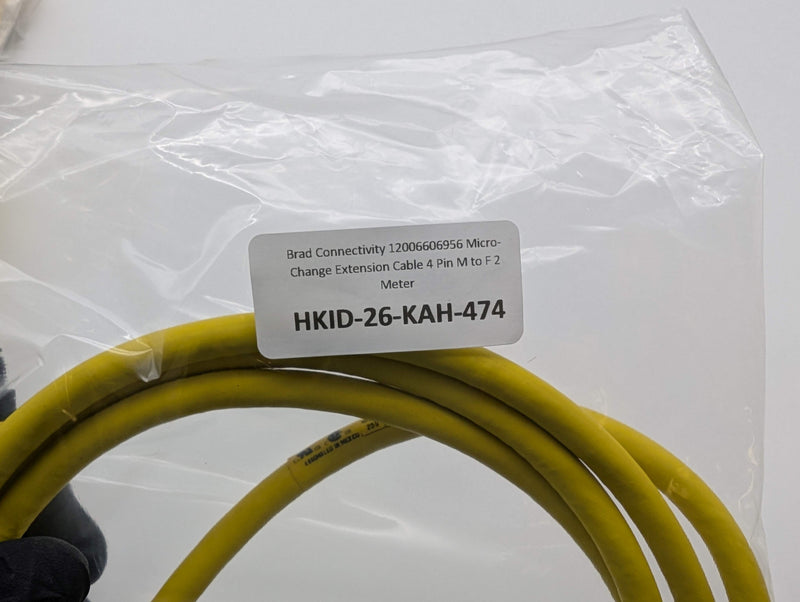 Brad Connectivity 12006606956 Micro-Change Extension Cable 4 Pin M to F 2 Meter