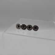 Rixson 107014 Top Pivot Screw Set Satin Chrome for 180 / F180 Pivots Set of 4 1