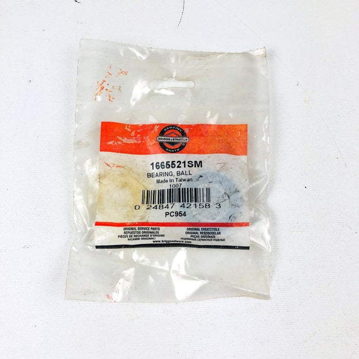 Briggs and Stratton 1665521SM Ball Bearing OEM NOS Replcs Simplicity 1665521