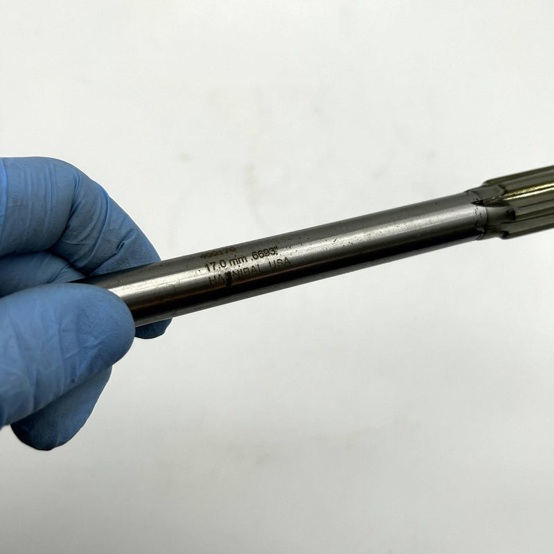 Hannibal 400170 Reamer Straight Shank and Flute Type 400 0.6693/17mm 9/16 Shank