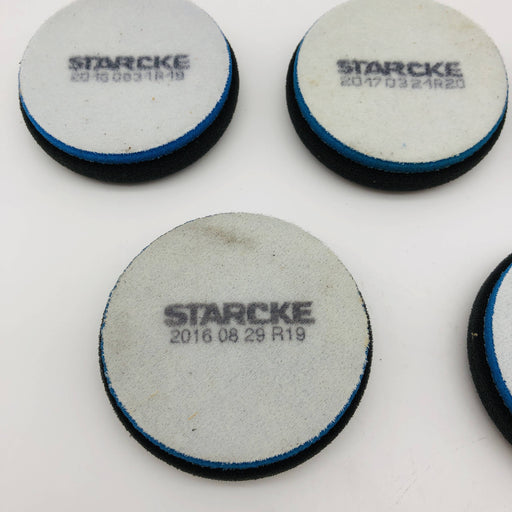 Starcke 3BP-BB Buffing Polishing Pad 3in Soft Blue Foam Hook Loop R19 Lot of 5 2