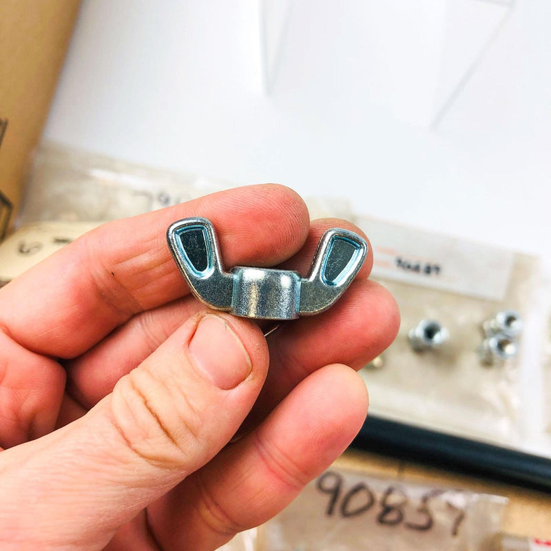 Snapper 24085 Wing Nut 5/16-18 Nyloc OEM NOS Replaced by 7024085YP Coated Clear 4