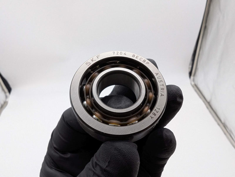 SKF 7204 BECBP Ball Bearing Angular Contact 20mm Bore 47mm OD 14mm Width 3