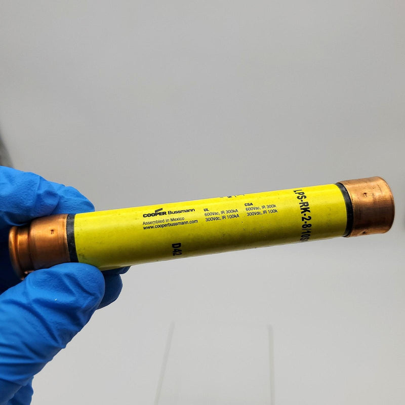 Bussmann LPS-RK-2-8/10SP Fuse 2-8/10A 600V Time Delay Low-Peak UL Class RK1 Fuse 2