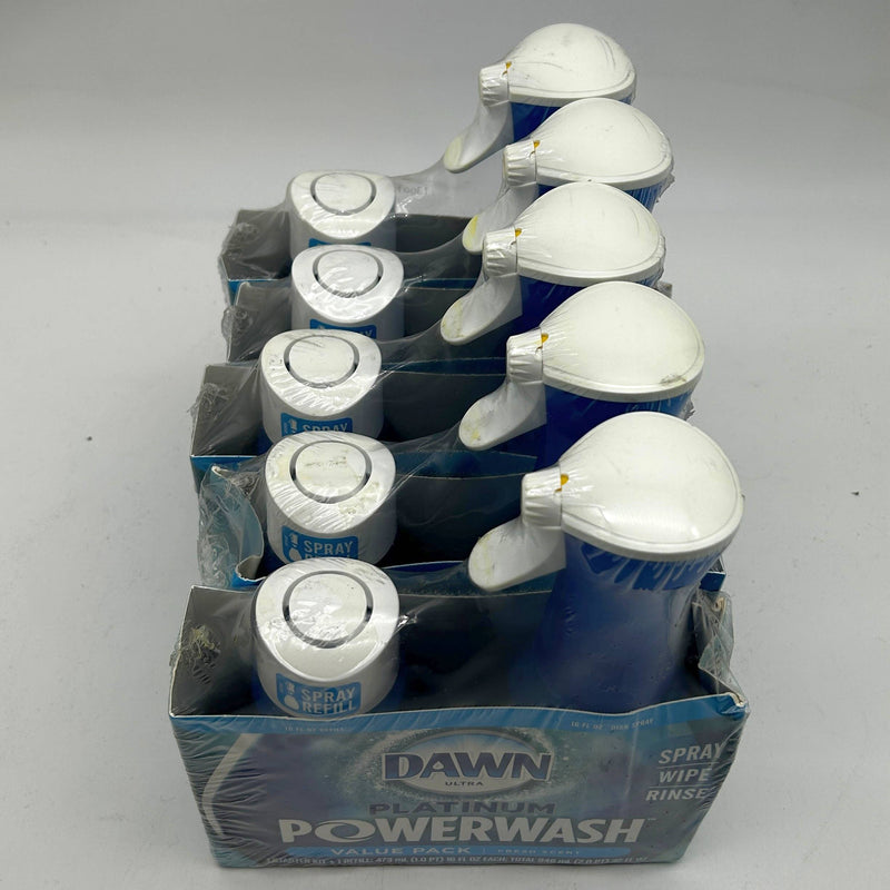 Dawn Powerwash Spray Dish Soap Platinum Value Pack 32oz Fresh Scent Lot of 5pks