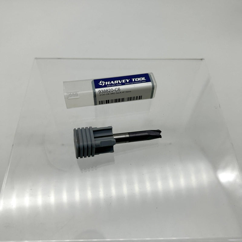 Harvey Tool 938820-C6 End Mill .312 Diameter 2.50 OAL Corner Radius Hard Mill 3X 10