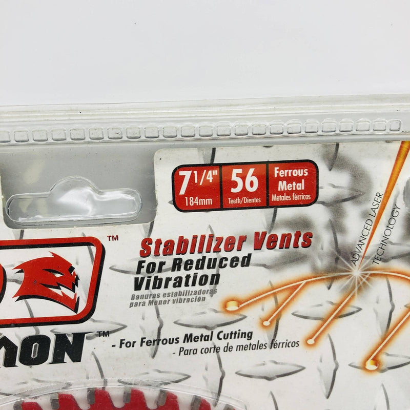 Diablo D0756F Circular Saw Blade 7-1/4" w/ 5/8" Arbor 56T Fine Cuts Thin Ferrous 5