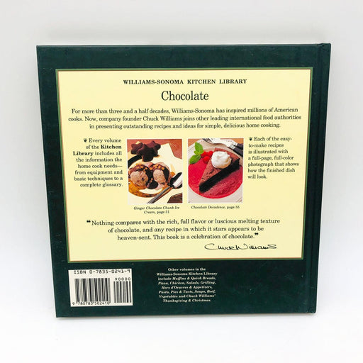 Chocolate Williams Sonoma Hardcover 1993 Desserts Recipes Cookbook Cookery 2