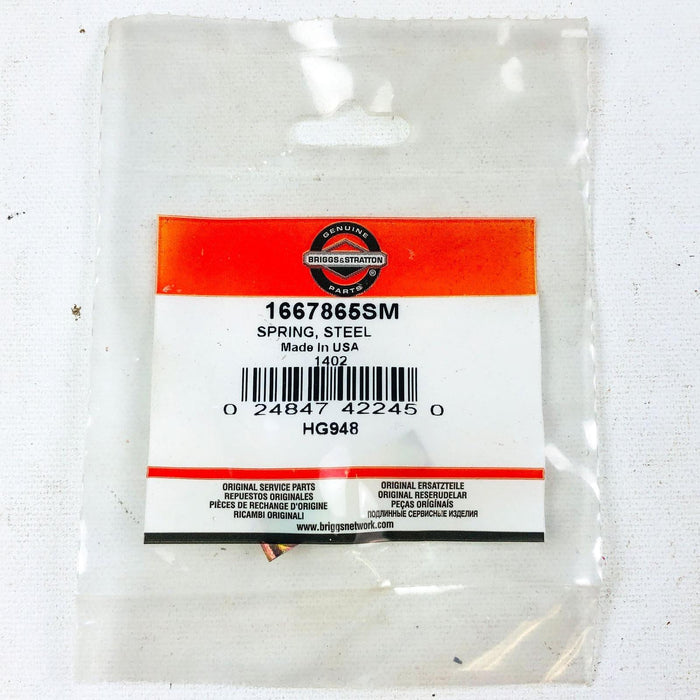 Briggs and Stratton 1667865SM Steel Spring OEM NOS USA for Simplicity 1667865 1