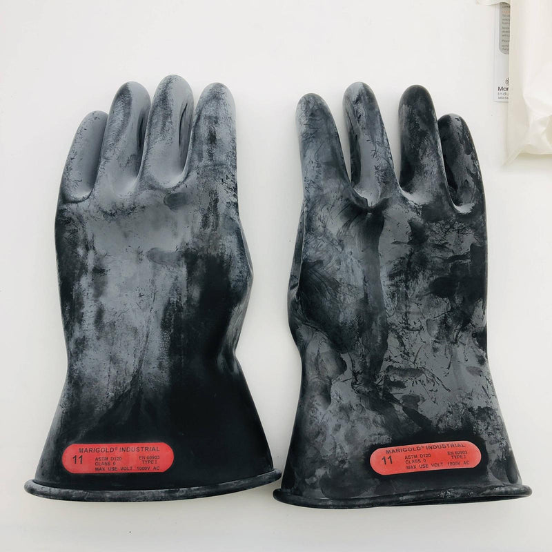 Marigold RIGCL011B/11.0 Electrical Insulating Gloves Rubber Sz 11 Class 0 11" 4