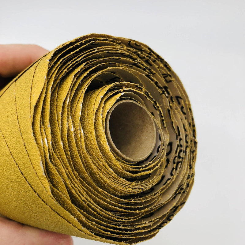 3M 255L Stickit Gold Sanding Discs P80 Grit 6" Aluminum Oxide 1 Roll /75 Discs 4