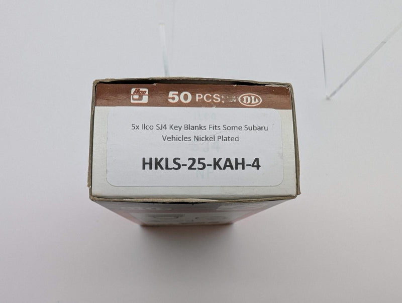 5x Ilco SJ4 Key Blanks Fits Some Subaru Vehicles Nickel Plated 4