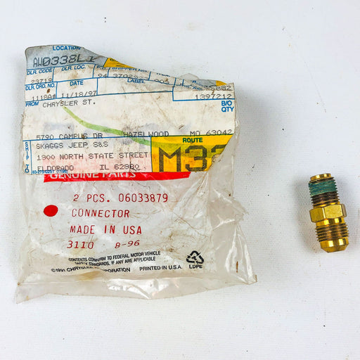 Mopar 6033879 Connector for Transmission Case DGK Nut Inverted Flare .62-18 1996 2