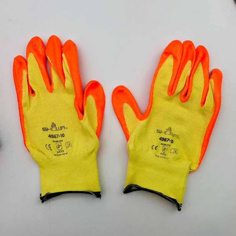 Showa 4567 Cut Resistant Work Gloves 10/XL Nitrile Palm Coating A3 12 Pairs 3