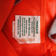 Guardian 706ORL Bib Overalls Size Large Tri-Weave Orange Vinyl Chem/Fire Resist 3