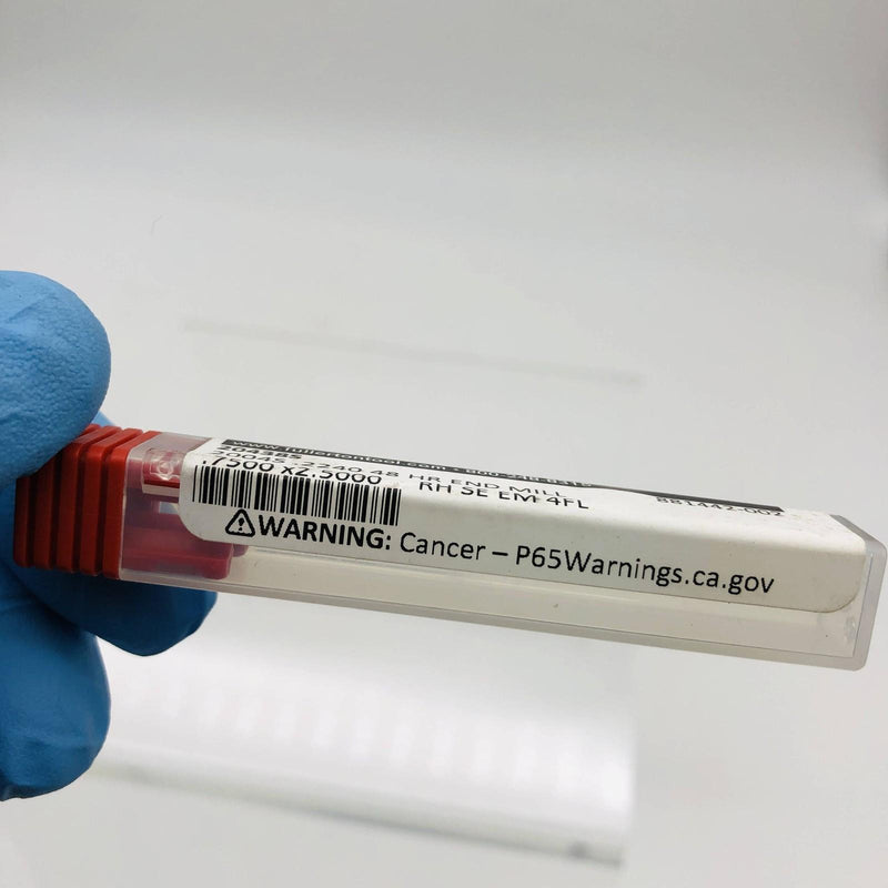 Fullerton 20438S End Mill .2240D X .75LOC X 2.5OAL 48 HR 4 Flutes RH SE EM 2