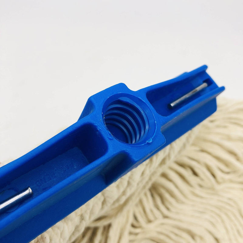 Cotton Mop Head Replacement Screw-On Fits 3/4-5 Acme Looped End 24oz Pack of 6 4