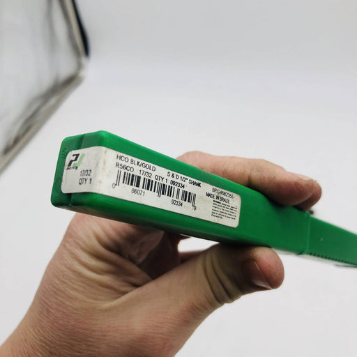 Precision 092334 17/32 Twist Drill Bit R56CO HCO Blk/Gold S&D 1/2" Shank 2