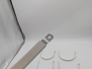 Star 4" Cushioned Hose Clamps 304 Stainless Steel White PVC Pack of 5 4