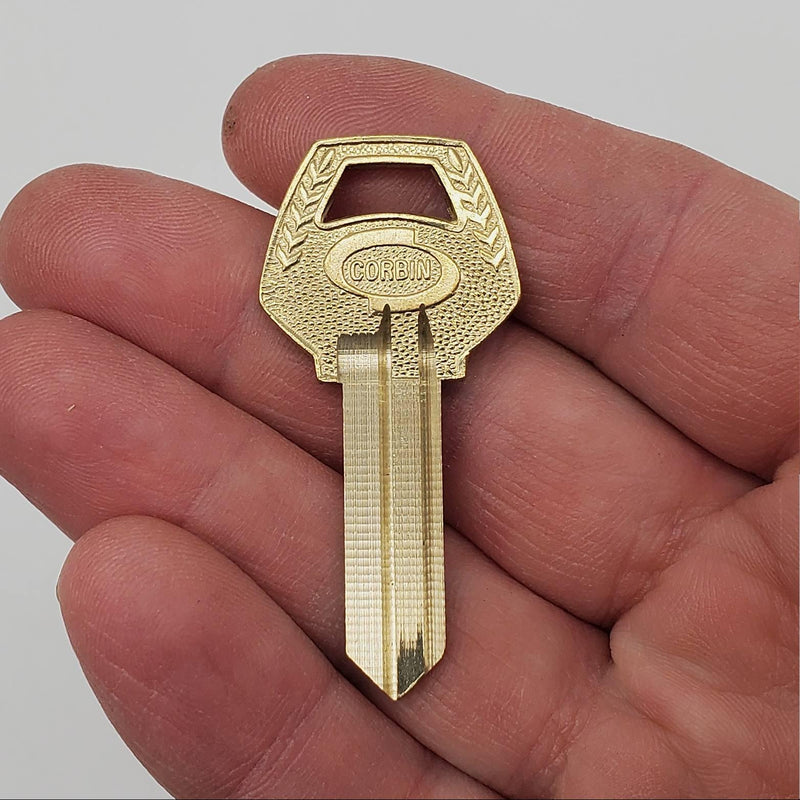 5x Corbin Z1-59B2-5 Key Blanks 59B2 Keyway 5 Pin Brass Nickel Plated 1