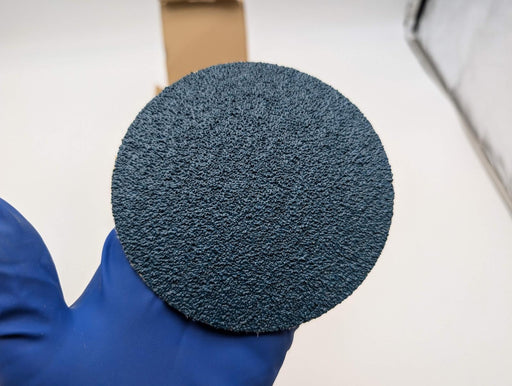 Hermes BW 184 VEL 5" Sanding Discs 40 Git Velour Backed Zirconia Alum Pack of 50 2