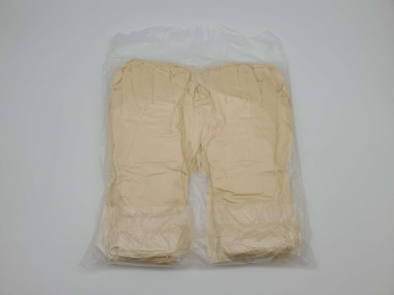 CTI Cleanroom Latex Gloves 12 in Size Medium Non-Sterile Class 100 Pack of 100 3