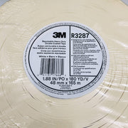 3M 17666 Repulpable Double Coated Tape Heavy Duty R3287 White 48mmx165m 6 Rolls 3