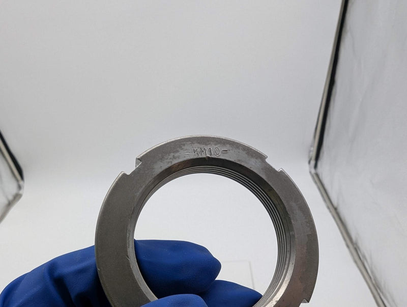 SKF KM 10 Bearing Lock Nut M50x1.5mm 70 mm OD 61mm Face Dia 11mm Width Steel 3