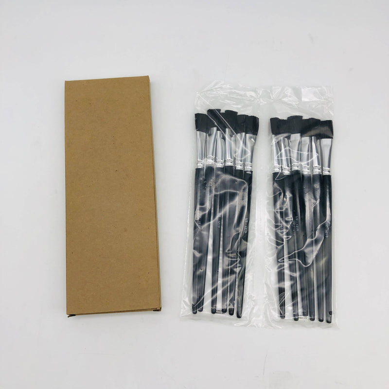 12x IBC F610542 Paint Brush for Stencils #8 12.15mm x 22mm x 150mm Industrial 10