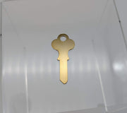 2x Ilco 94 Flat Key Blanks 0.290" W 0.040" T fits Some Yale Locks Nickel Silver 3