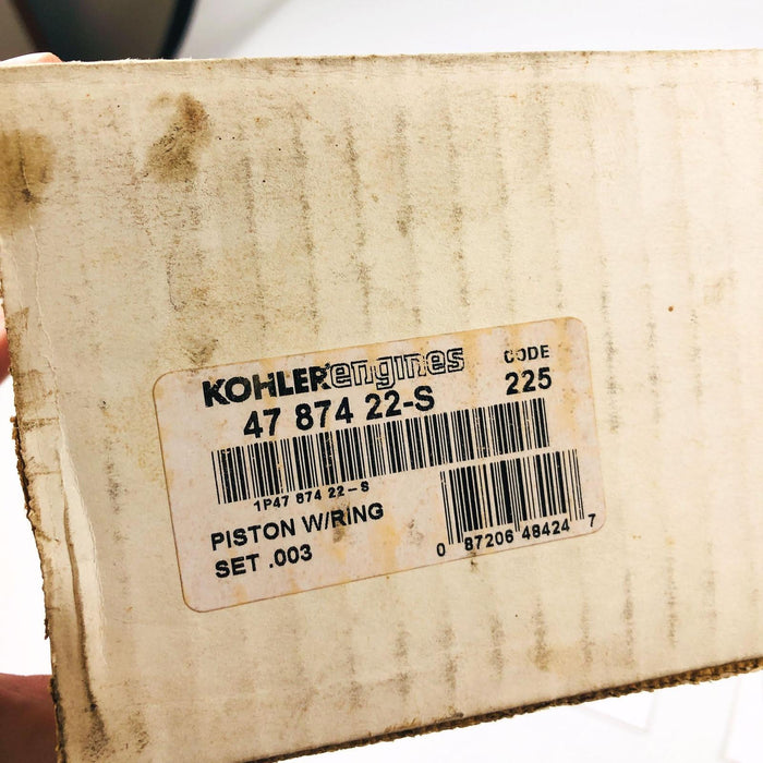 Kohler 4787422S Piston and Piston Ring Set 4710805 OEM NOS Replaces 4787422 11