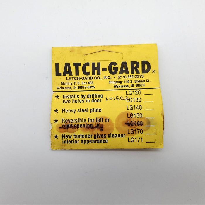 Latch Gard Door Latch Protection Plate 11-5/8" L x 2-5/8" W Zinc Plated LG160 8