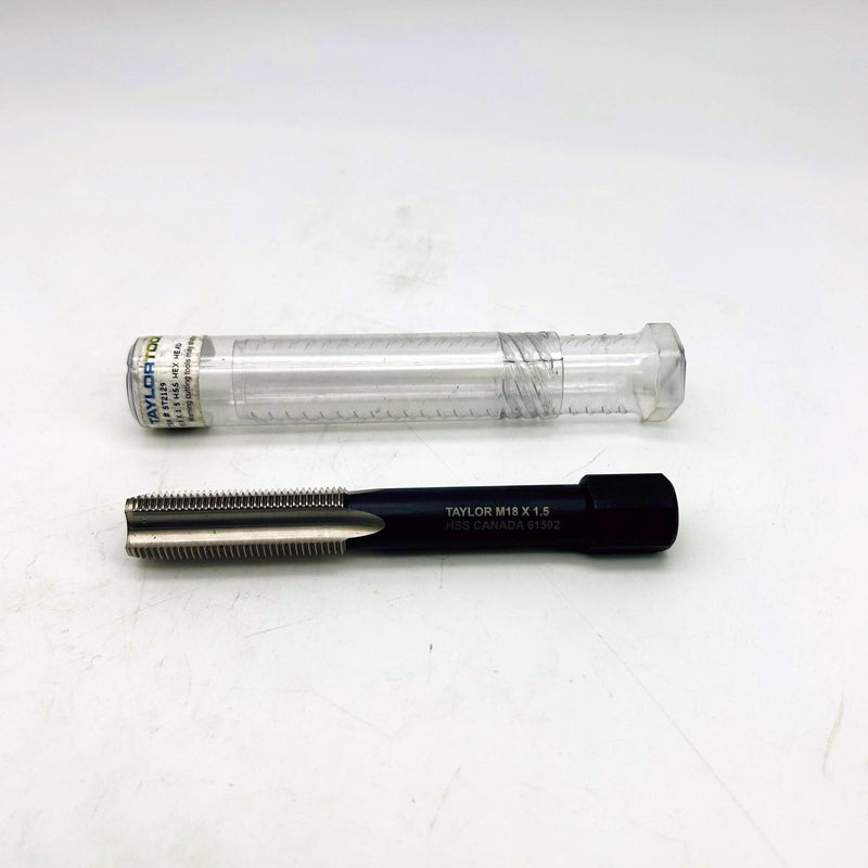 Taylor Tool ST2129 Hex Head Tap M18 x 1.5 HSS 130mm OAL 50mm Thread 9