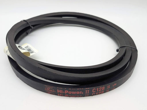 Gates C128 Belt 7/8" Width 132" Length 17/32" Thick Hi Power II 1