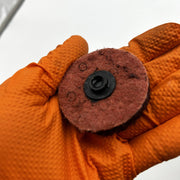 Merit 08834166394 Buffing Quick Change Discs 2inch CRS Type 2 A/O Coarse 50/Box 5