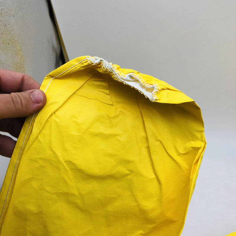 Dupont Tychem 2000 Hazmat Coverall Suit 3XL Hooded Yellow QC122BYL3X001200 1pk 7