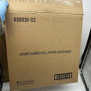 VersaPro D52002 Toilet Paper Dispenser 12in Jumbo Roll Tissue Smoke Black 2pk 2