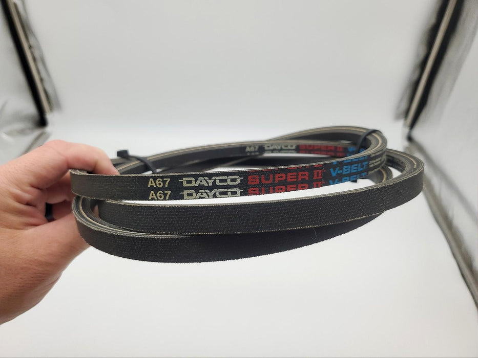 Dayco A67 Belt 1/2" Width 69" Length 5/16" Depth Super II V-Belt 3