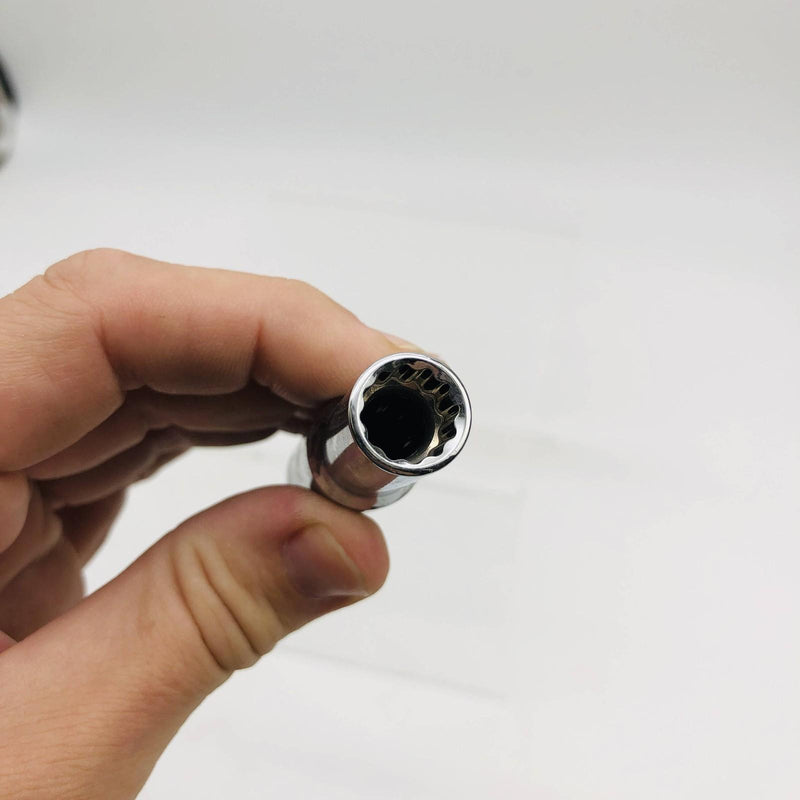 GearWrench 80511 Deep Socket 3/8" 12-Point with 3/8" Drive Polished Alloy Steel 5