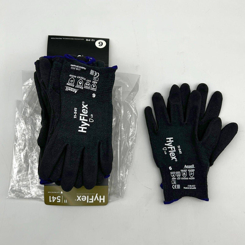 Ansell HyFlex 11541 Cut Resistant Glove 6.0 Extra Small A4 Nitrile 18-G 12 Pairs 1