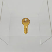 5x Illinois Lock 310P Key Blanks Single Bitted Keyway Brass NOS 2