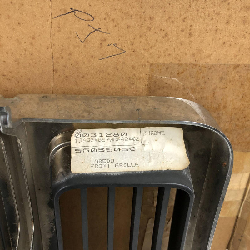 Mopar 55055059 Chrome Grill OEM NOS 96-98 Jeep Grand Cherokee Laredo Open 2