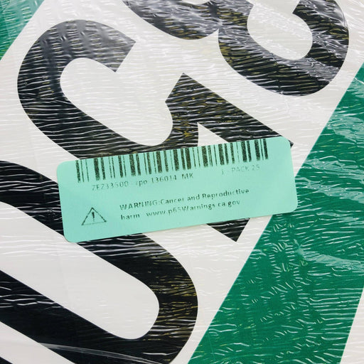 50pk LabelMaster ZEZ33500 Non Flammable Gas Placard UN3500 E-Z Removable Vinyl 2