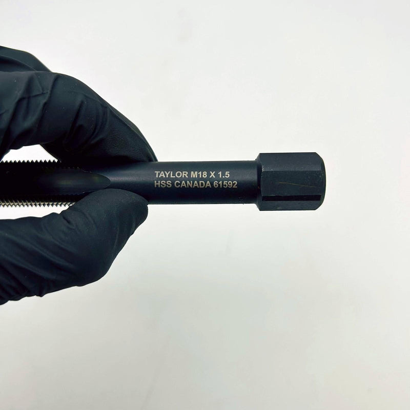 Taylor Tool ST2129 Hex Head Tap M18 x 1.5 HSS 130mm OAL 50mm Thread 4