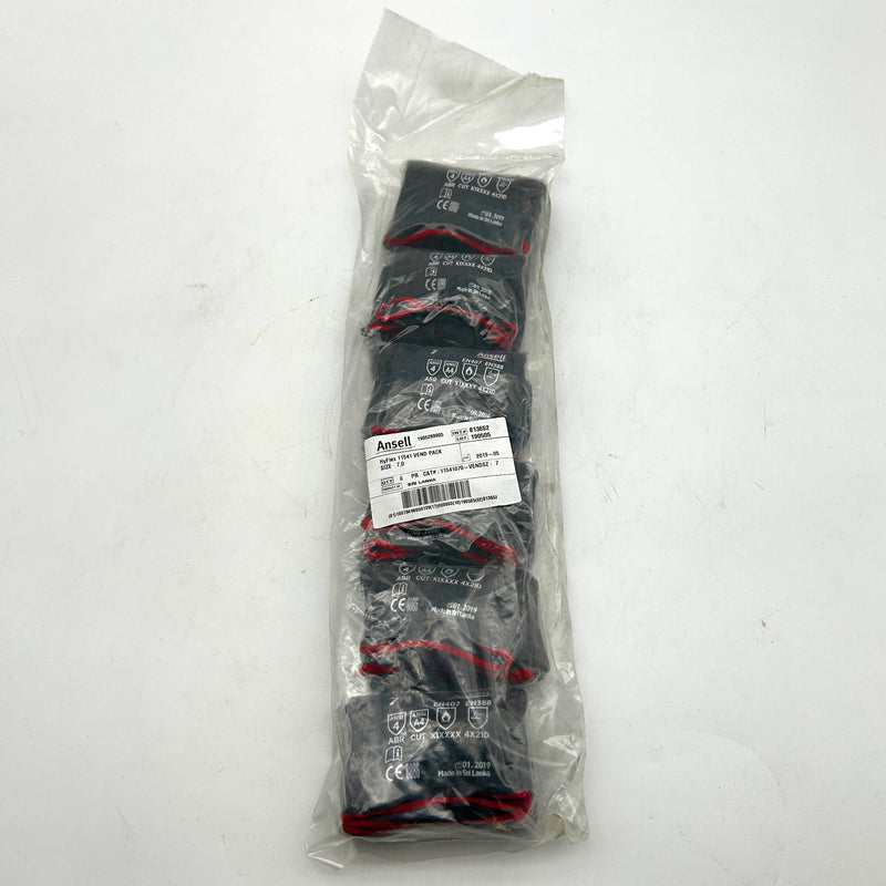 Ansell HyFlex 11541 Cut Resistant Glove Size 7.0 Small A4 Nitrile Vendin 6 Pairs