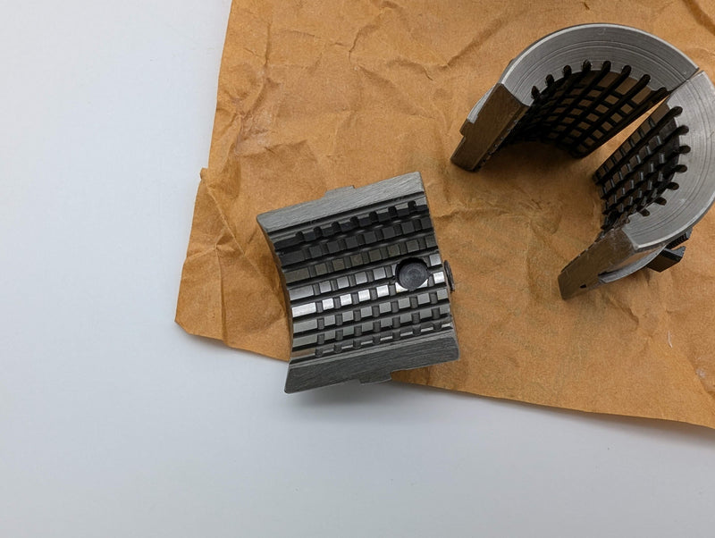 Hardinge M16 1-9/32" Round Serrated Collet Pads 3-Segment for M-Series Collet